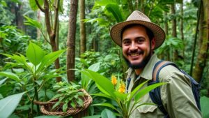 Read more about the article Exploring the lush, untouched rainforests of the Congo Basin to document new plant species.