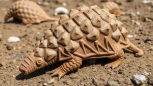 Read more about the article Investigating fossil beds in Argentina for ancient glyptodont shells, ancestors of armadillos.