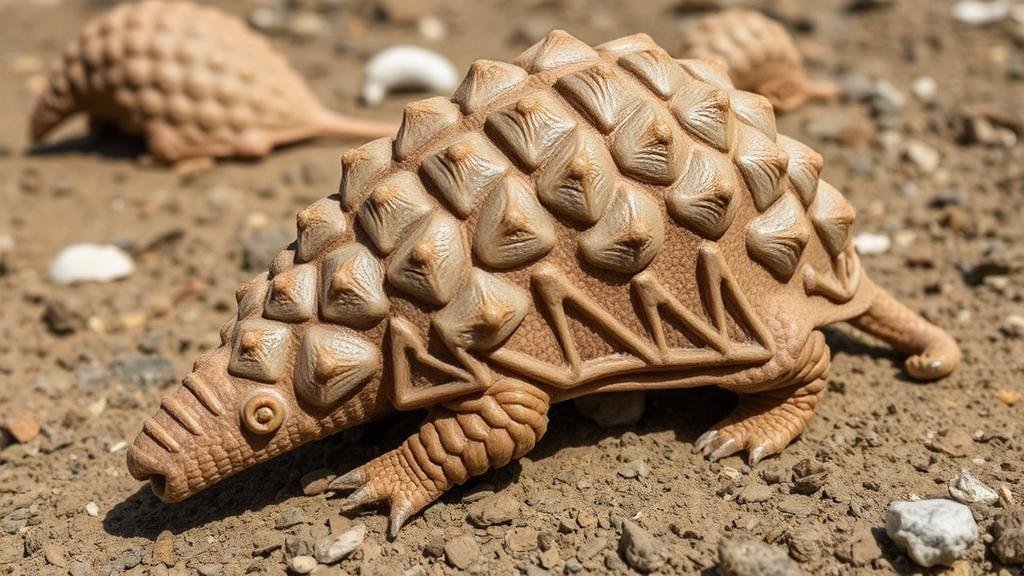 You are currently viewing Investigating fossil beds in Argentina for ancient glyptodont shells, ancestors of armadillos.