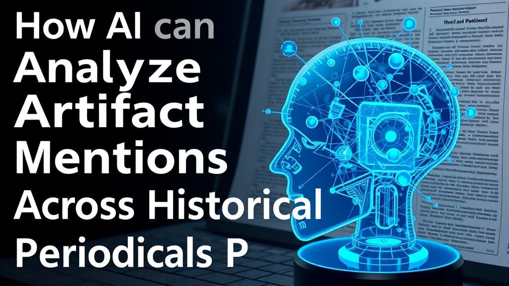 You are currently viewing How AI Can Analyze Artifact Mentions Across Historical Periodicals