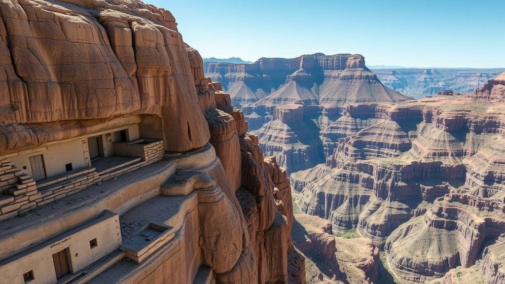 You are currently viewing Scaling sheer canyon walls to investigate ruins visible only by drone.