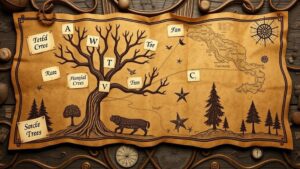 Read more about the article Recognizing Carved Trees and Markers Referenced in Treasure Maps