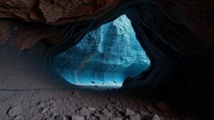 Read more about the article Investigating ancient lava tubes in the Valley of Fires for unique obsidian formations and basaltic patterns.