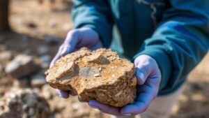 Read more about the article Searching for petrified wood fragments in the ancient floodplains near Rockhound State Park.