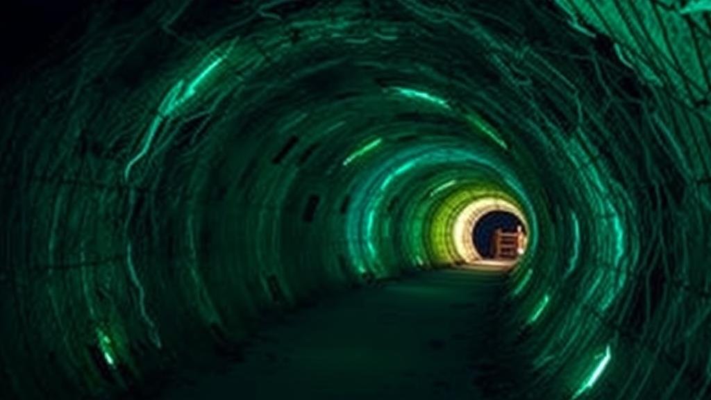 You are currently viewing Exploring the “Path of Luminescence,” a tunnel where light appears from unseen sources.