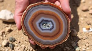 Read more about the article Unearthing agates in the dry washes and arroyos near Deming, a hotspot for colorful specimens.