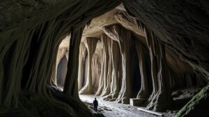 Read more about the article Investigating the naturally formed basalt columns of Fingal’s Cave in Scotland.