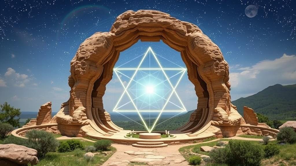 Read more about the article Exploring the “Garden of Celestial Harmony,” where natural formations align with sacred geometry.