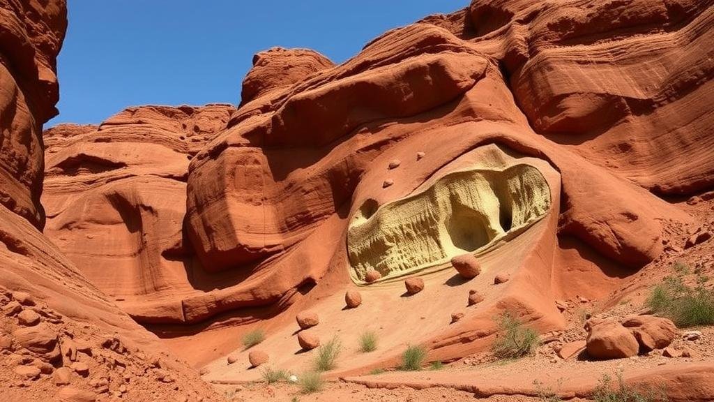 Read more about the article Searching for dinosaur eggs fossilized in China’s red sandstone cliffs.