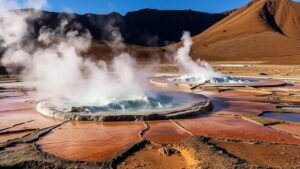 Read more about the article Discovering the steaming fumaroles of Bolivia’s Sol de Mañana geothermal field.