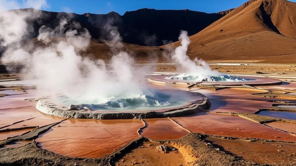 You are currently viewing Discovering the steaming fumaroles of Bolivia’s Sol de Mañana geothermal field.