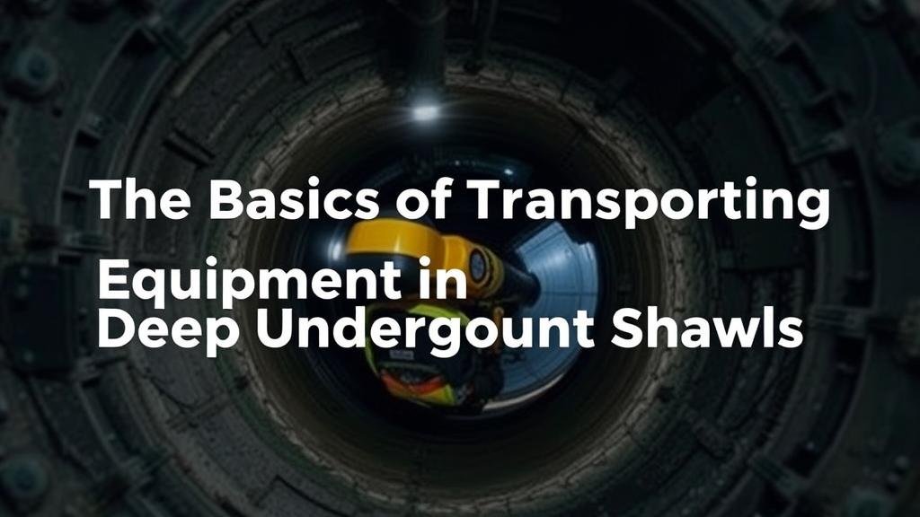 You are currently viewing The Basics of Transporting Equipment in Deep Underground Shafts