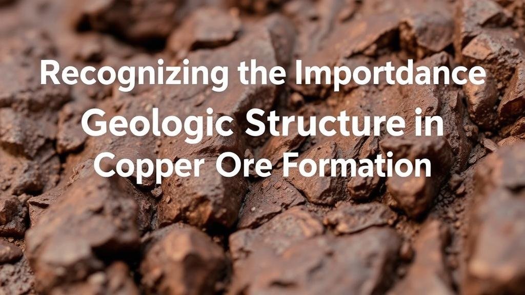 You are currently viewing Recognizing the Importance of Geologic Structure in Copper Ore Formation