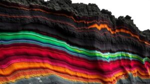 Read more about the article Rainbow Layers: Discovering Spectrolite in Volcanic Rock Formations