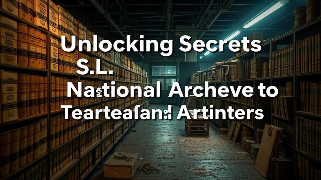 You are currently viewing Unlocking Secrets in the U.S. National Archives for Treasure and Artifact Hunters