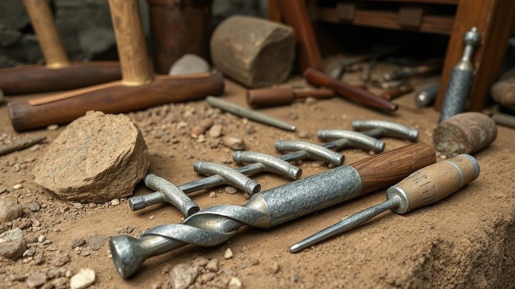 You are currently viewing Unearthing Stone Drills and Chisels in Long-Abandoned Tool Workshops