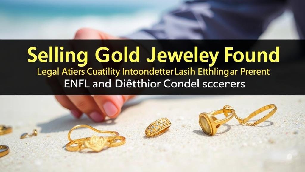 You are currently viewing Selling Gold Jewelry Found on Beaches: Legal and Ethical Considerations