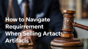 Read more about the article How to Navigate Legal Requirements When Selling Artifacts