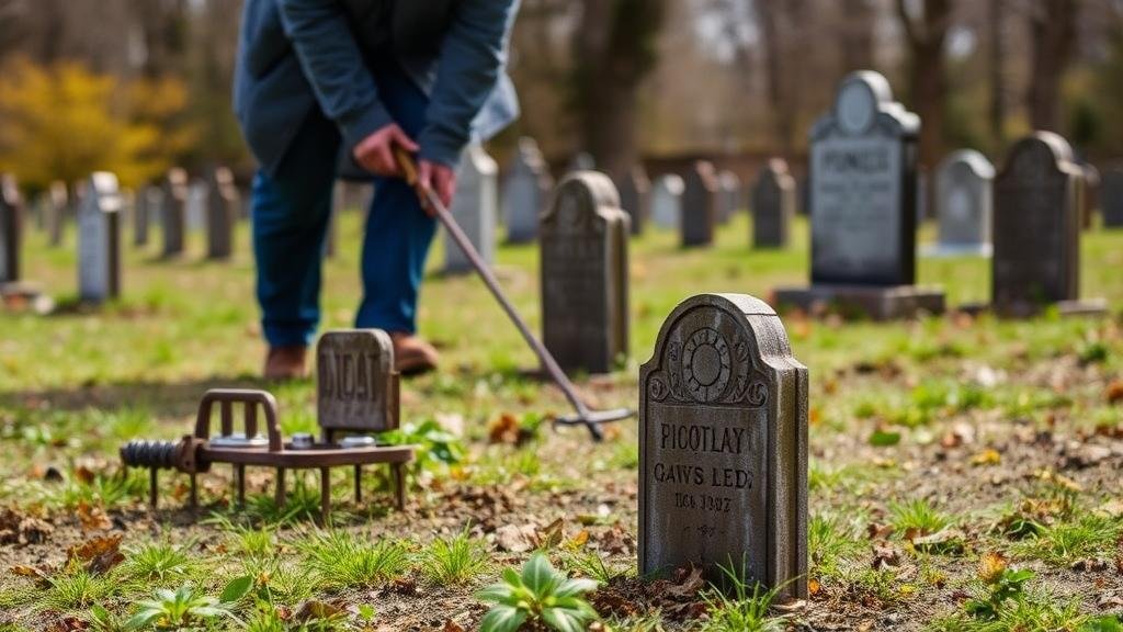 You are currently viewing Metal Detecting in Pioneer Graveyards: Unearthing History Respectfully