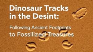 Read more about the article Dinosaur Tracks in the Desert: Following Ancient Footprints to Fossilized Treasures