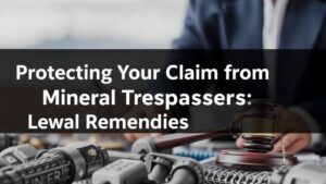 Read more about the article Protecting Your Claim from Mineral Trespassers: Legal Remedies