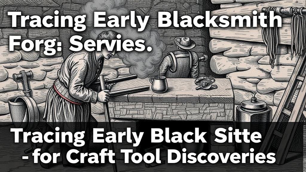 You are currently viewing Tracing Early Blacksmith Forge Sites for Craft Tool Discoveries