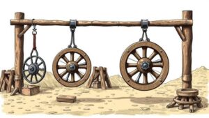 Read more about the article The Role of Wooden Pulleys in Agricola’s Ore Hoisting Systems