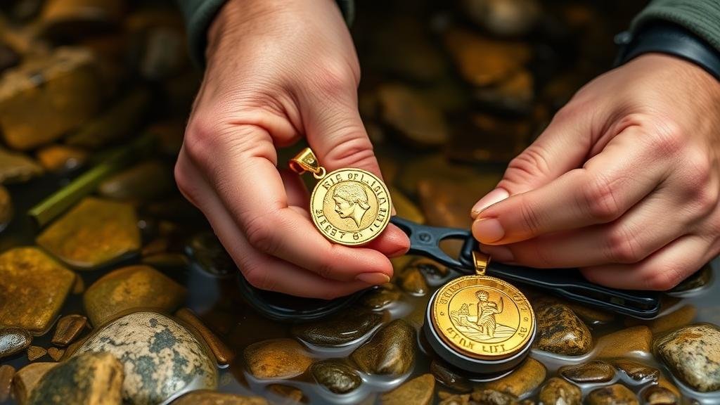 You are currently viewing Recovering Gold Pendants in Seasonal Creek Beds