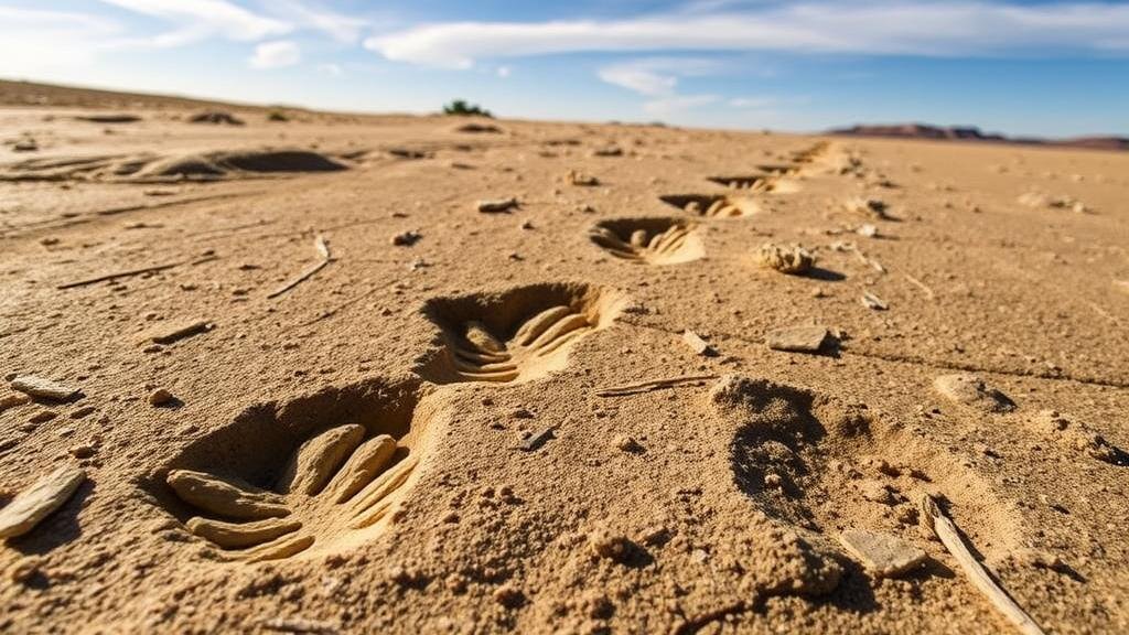 You are currently viewing Fossilized Footprints: Tracing Prehistoric Creatures Across Deserted Plains