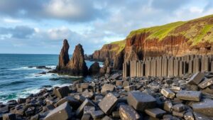 Read more about the article Investigating the unique basalt columns of the Giant’s Causeway in Northern Ireland.