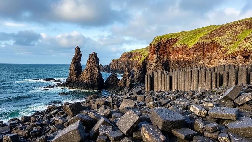 You are currently viewing Investigating the unique basalt columns of the Giant’s Causeway in Northern Ireland.