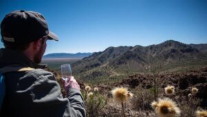 Read more about the article Searching for hematite and magnetite near the abandoned mines of the Caballo Mountains.