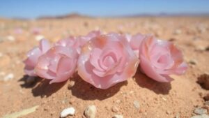 Read more about the article Discovering chalcedony roses in the arid plains near Deming, formed through ancient silica deposition.