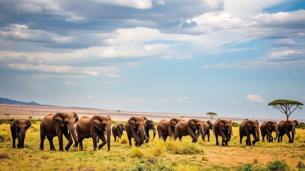 You are currently viewing Tracking herds of wild elephants through ancient migration routes in Africa.