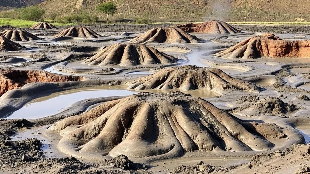 You are currently viewing Investigating the unique mud volcanoes of Azerbaijan, where cryptic gas emissions ignite ancient tales.