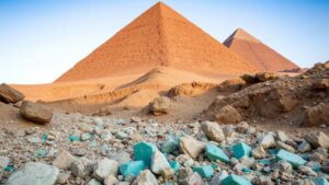 Read more about the article Investigating turquoise-rich gravels in the historic mines of the Pyramid Mountains.