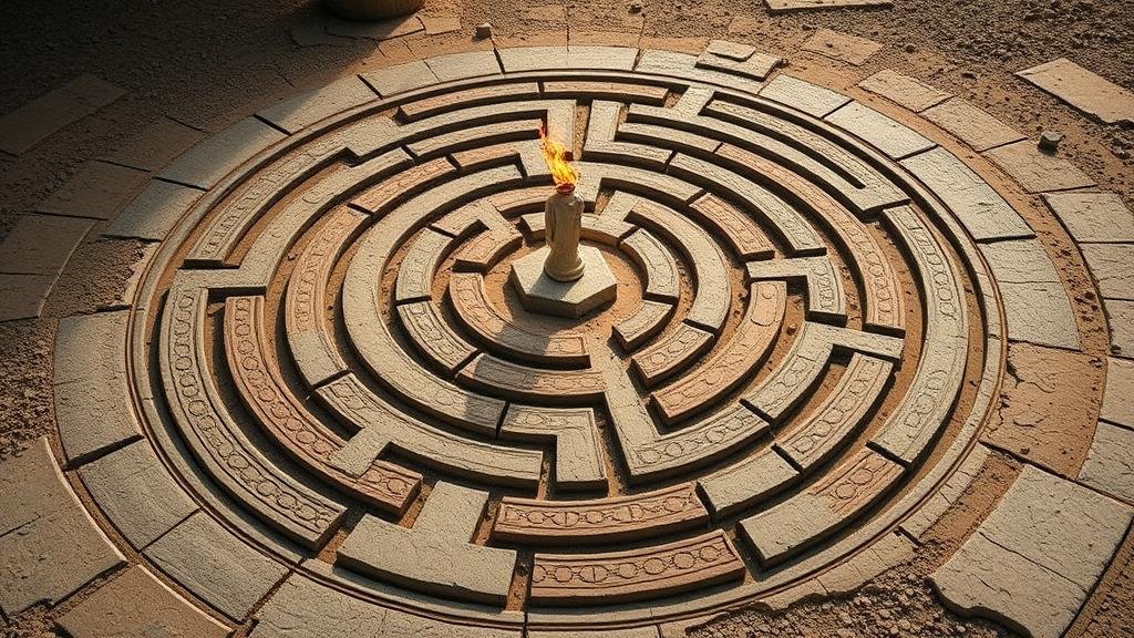 You are currently viewing Deciphering the “Sacred Labyrinth,” a maze designed for spiritual purification.