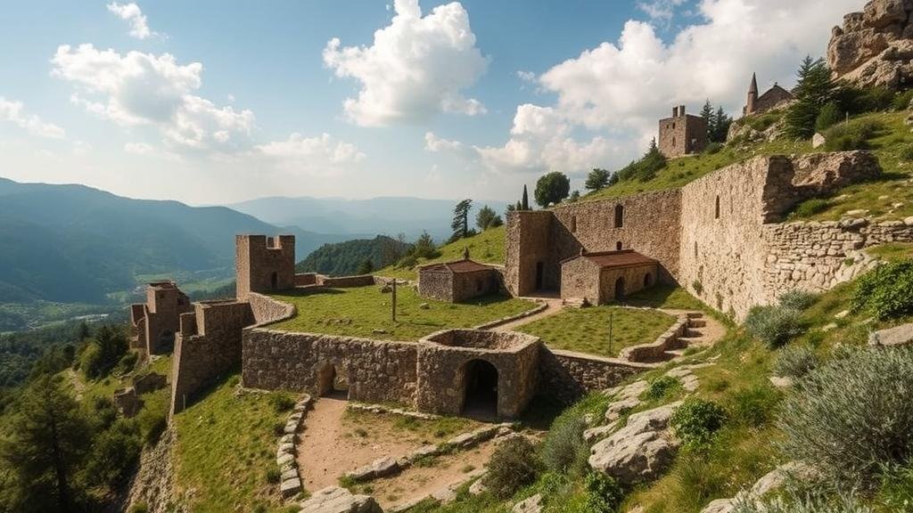 You are currently viewing Investigating the ruins of forgotten mountain cities in the Pyrenees linked to early Christian communities.