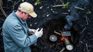 Read more about the article Detecting for Relics in Agricultural Burn Pits or Trash Disposal Sites