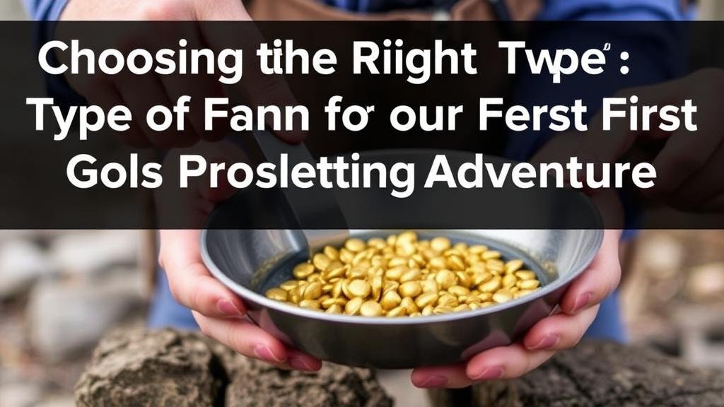 You are currently viewing Choosing the Right Type of Pan for Your First Gold Prospecting Adventure