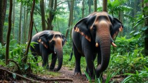 Read more about the article Searching for pygmy elephants in the dense forests of Borneo.