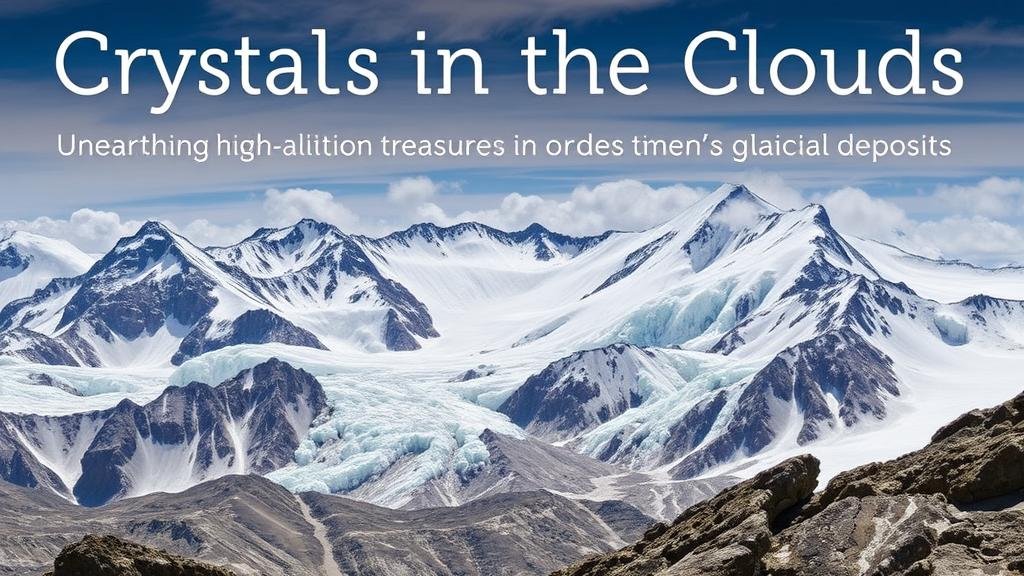 You are currently viewing Crystals in the Clouds: Unearthing High-Altitude Treasures in Glacial Deposits