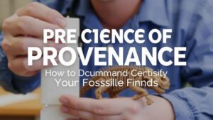 Read more about the article The Science of Provenance: How to Document and Certify Your Fossil Finds