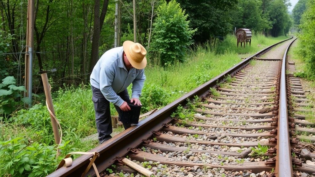 You are currently viewing Detecting for Buried Loot Along Overgrown Railroad Sidings