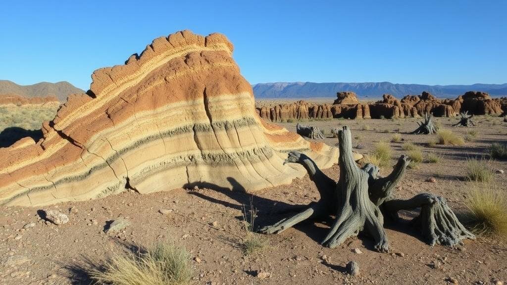 You are currently viewing Discovering petrified wood formations in Oregon’s John Day Fossil Beds.