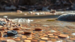 Read more about the article Detecting for Coins in Riverbeds Exposed by Seasonal Floods