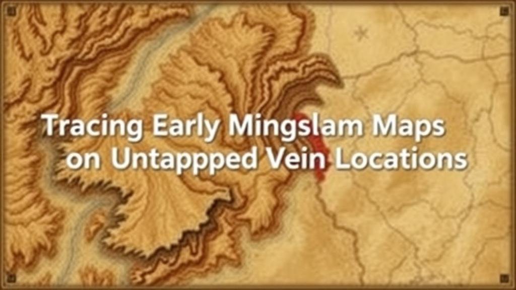 You are currently viewing Tracing Early Mining Claim Maps for Untapped Vein Locations