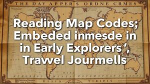 Read more about the article Reading Map Codes Embedded in Early Explorers’ Travel Journals