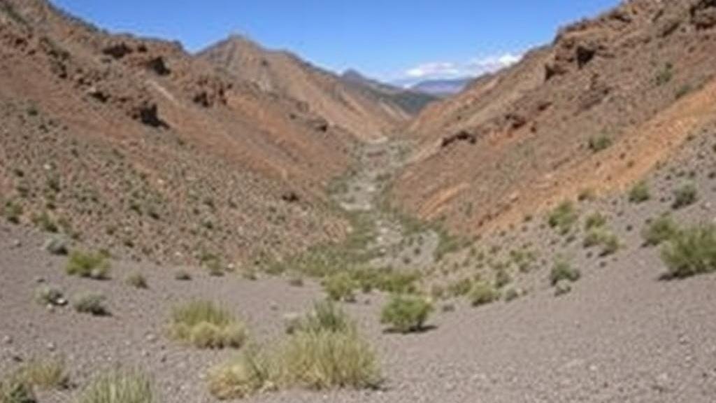 You are currently viewing Searching for magnetite-rich sands in the arroyos of the Caballo Mountains, ideal for prospecting.