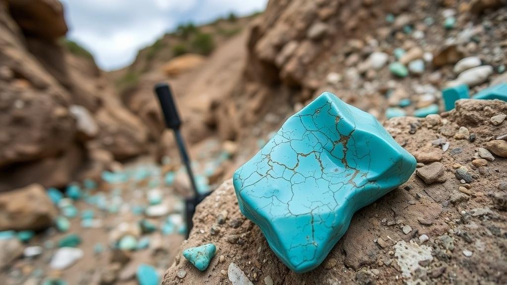 You are currently viewing Searching for turquoise in abandoned mines near Silver City, where some of the oldest deposits in the region exist.